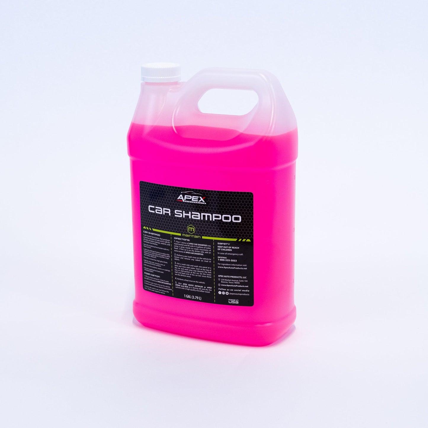 Car Shampoo (Ultra Concentrate) - Coconut - APEX Auto Products