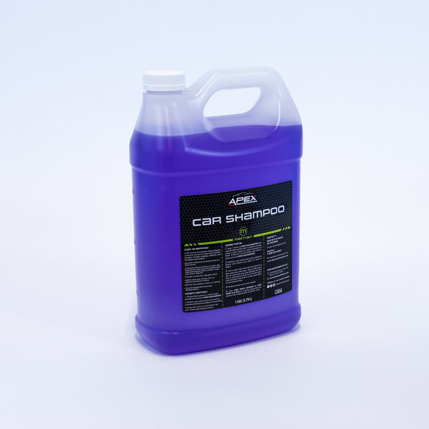 Car Shampoo (Ultra Concentrate) - Coconut - APEX Auto Products