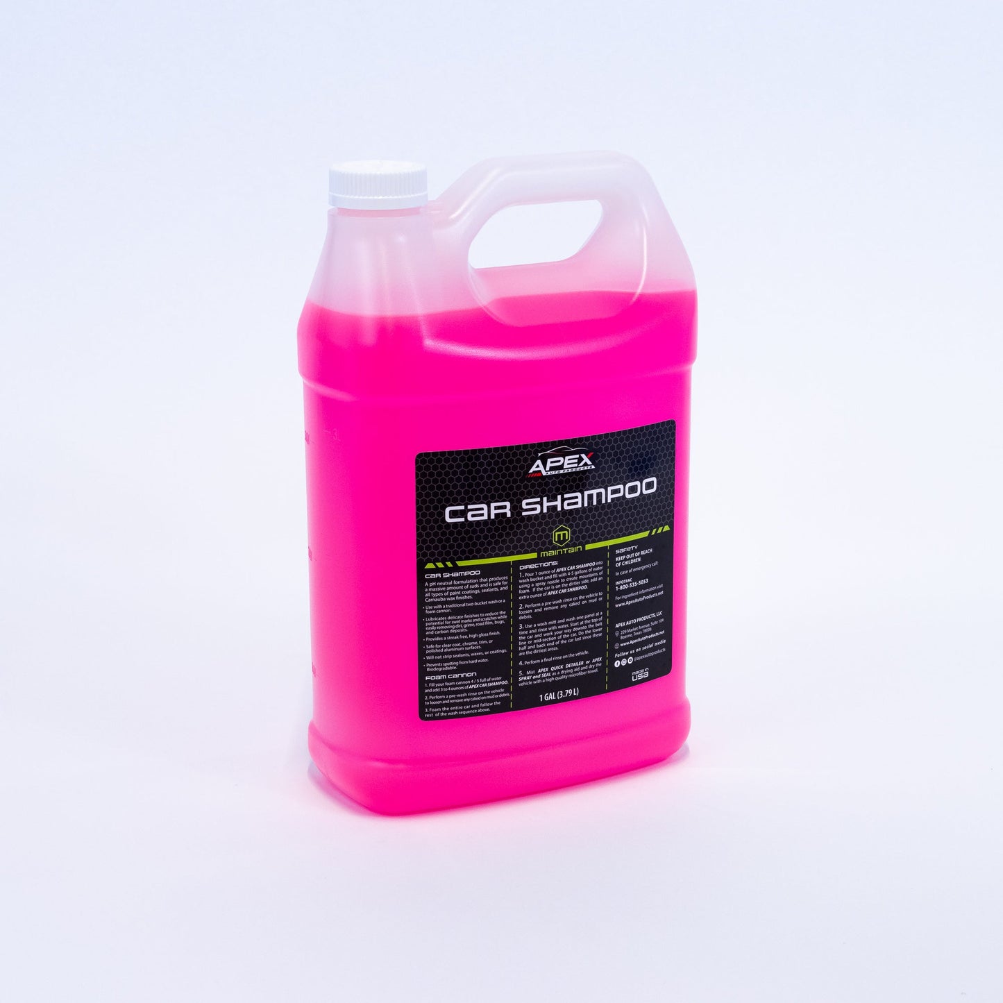 Car Shampoo (Ultra Concentrate) - Coconut - APEX Auto Products