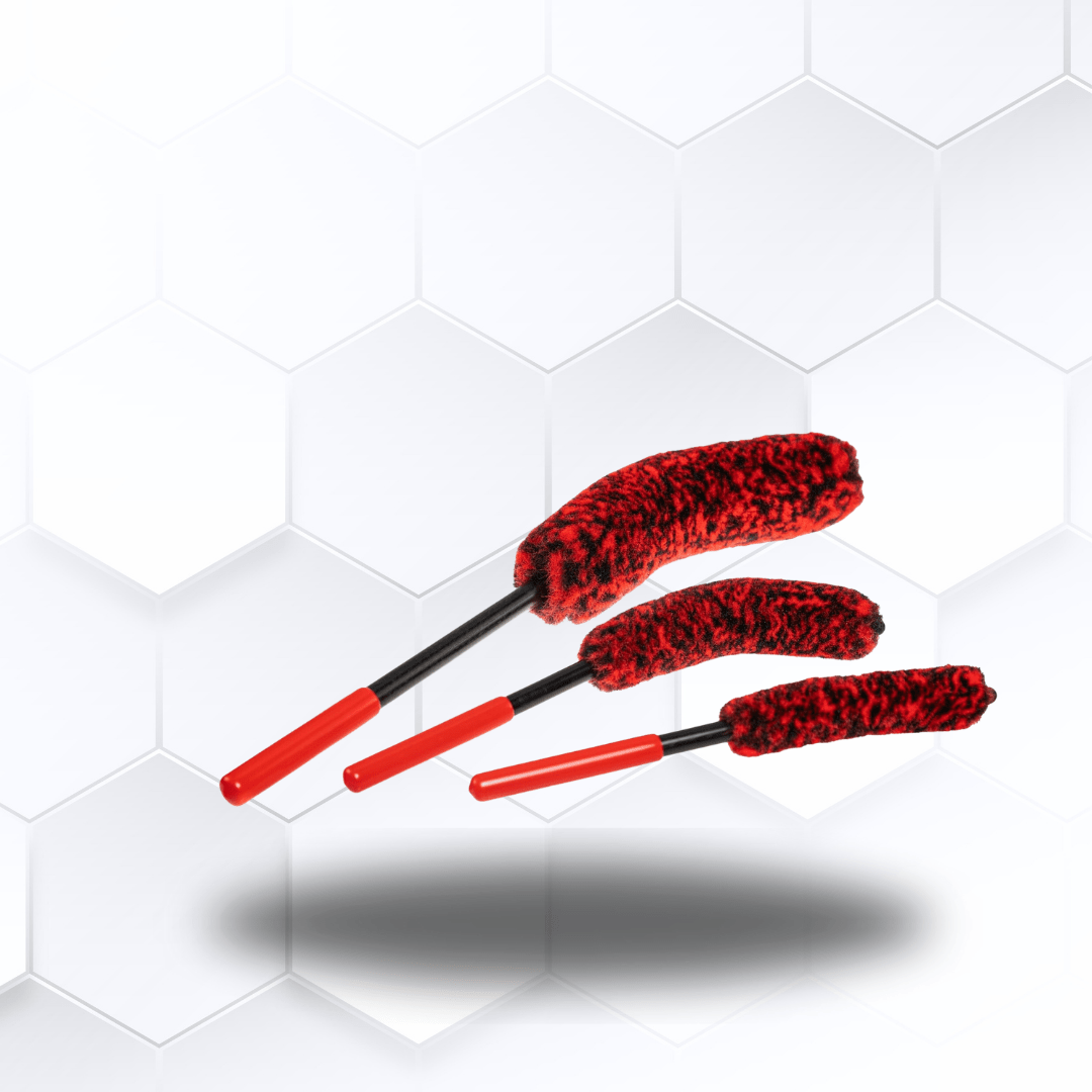 Wheel Barrel Brush Set (3 Pieces) - APEX Auto Products