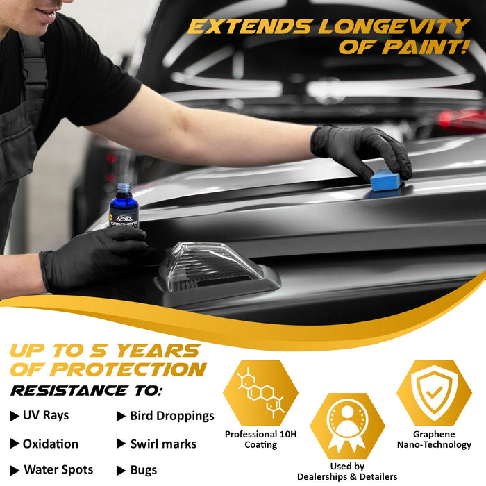 10H Graphene Ceramic Coating - 5 Year - APEX Auto Products - APEX Auto Products