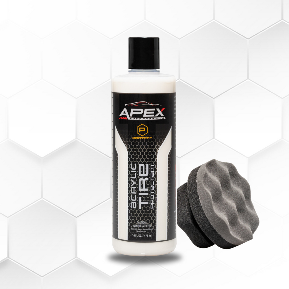 Acrylic Tire Protectant - Best semi permanent tire shine / tire dressing - APEX Auto Products