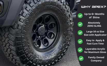 Acrylic Tire Protectant - Semi Permanent Tire Shine