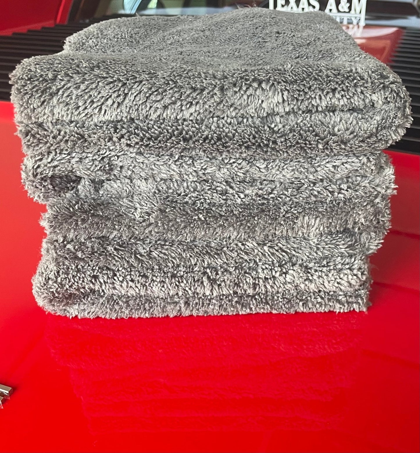 Plush Detailing Towel 470 GSM - Grey - APEX Auto Products