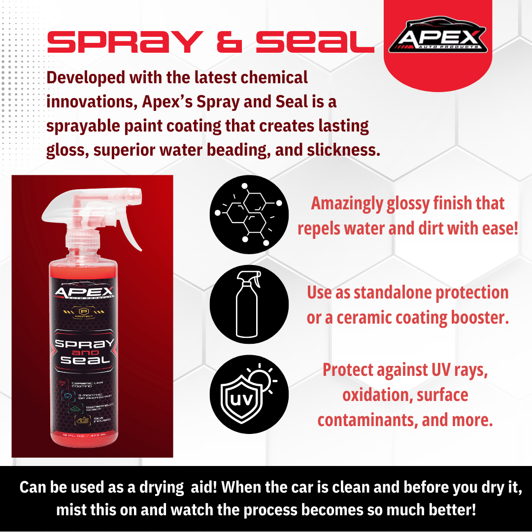 Spray And Seal - Paint Sealant - APEX Auto Products