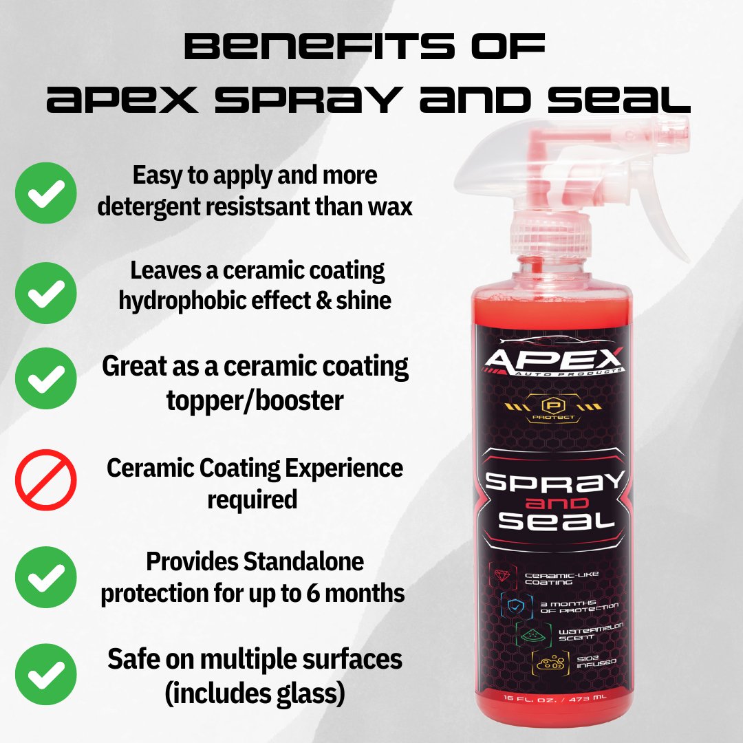 Spray And Seal - Paint Sealant - APEX Auto Products