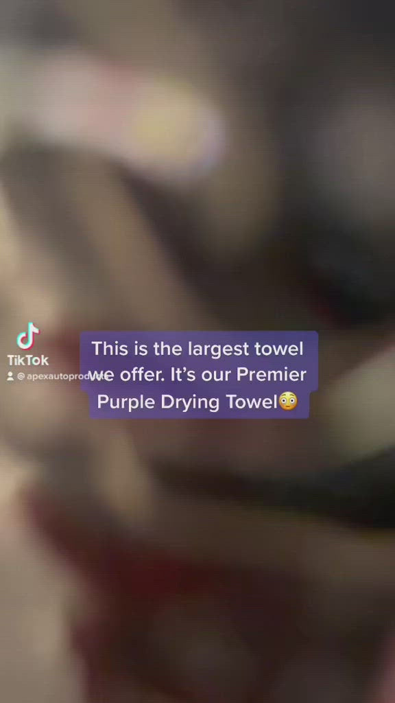 Premier Purple Drying Towel