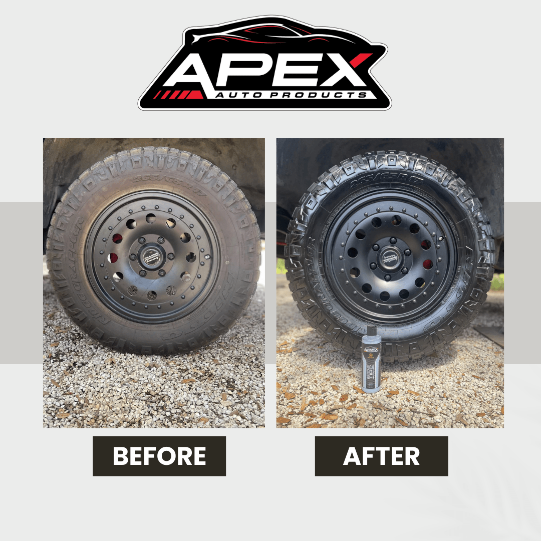 Acrylic Tire Protectant - Semi Permanent Tire Shine - APEX Auto Products