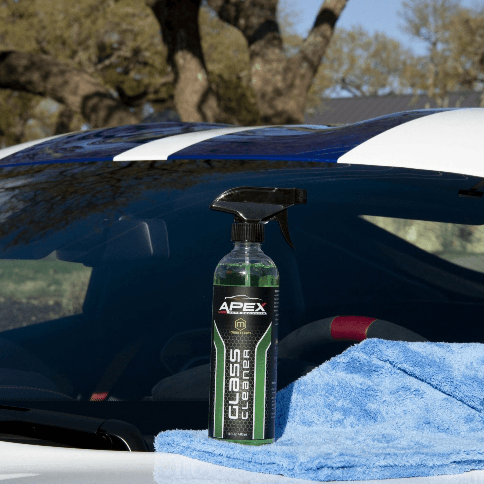 Apex Auto Products Glass Cleaner - Green Apple