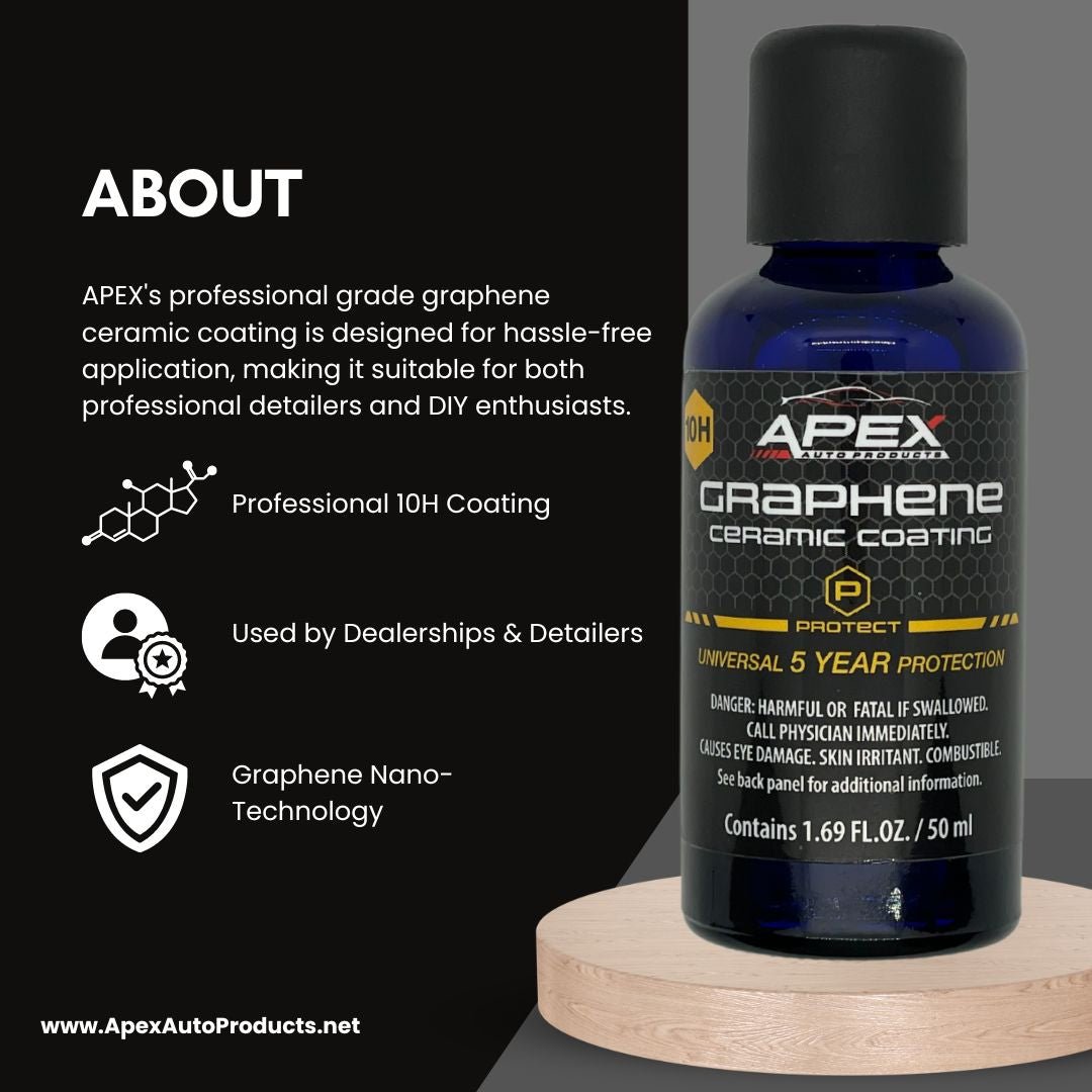Graphene Ceramic Coating - 5 Year - APEX Auto Products