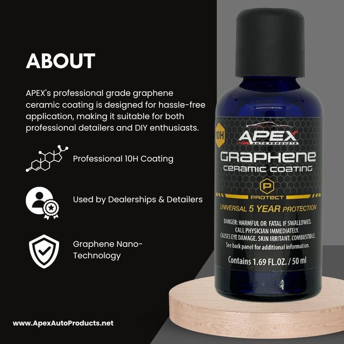 Graphene Ceramic Coating - 5 Year - APEX Auto Products - APEX Auto Products
