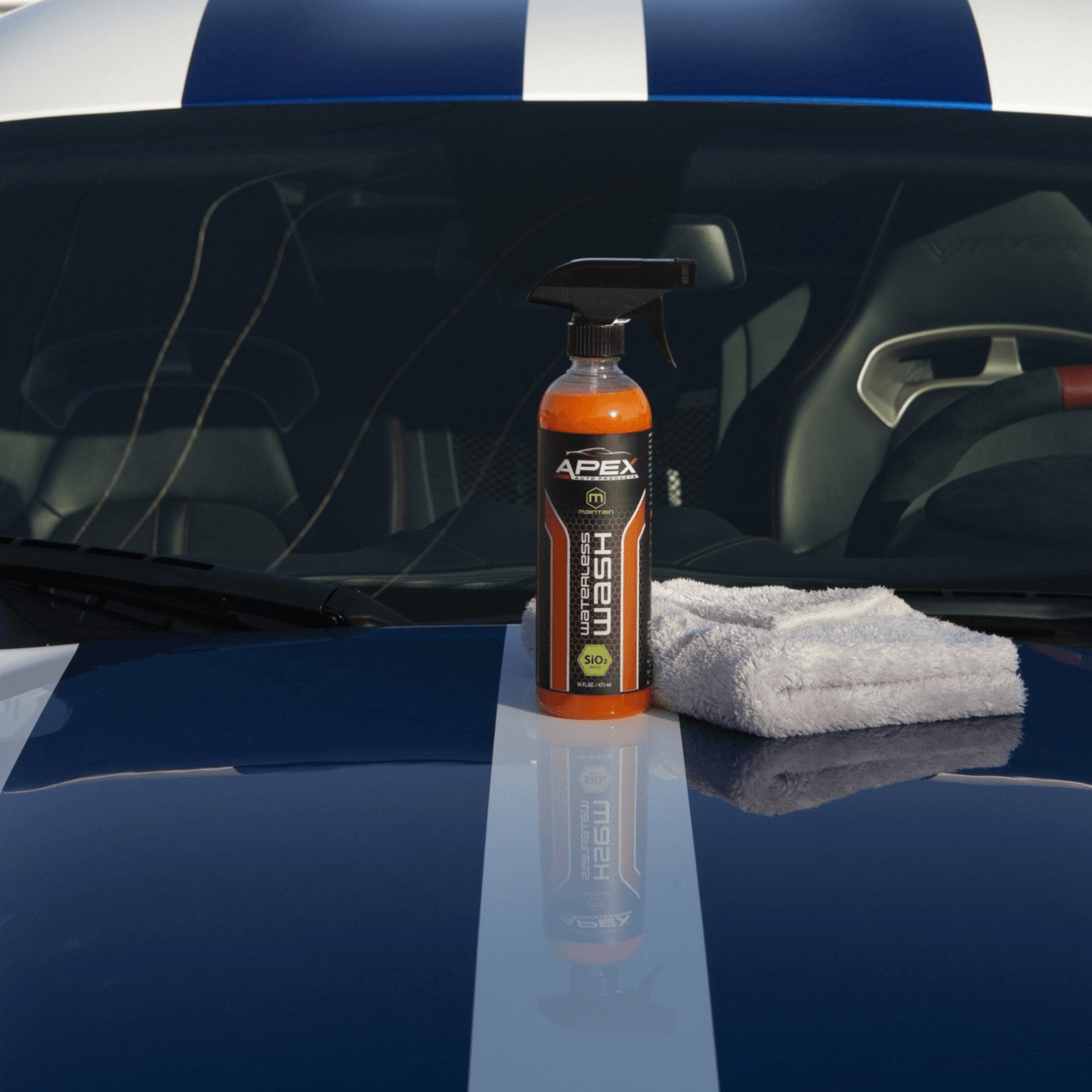 Apex Auto Products Si02 Waterless Wash - Tropical Orange