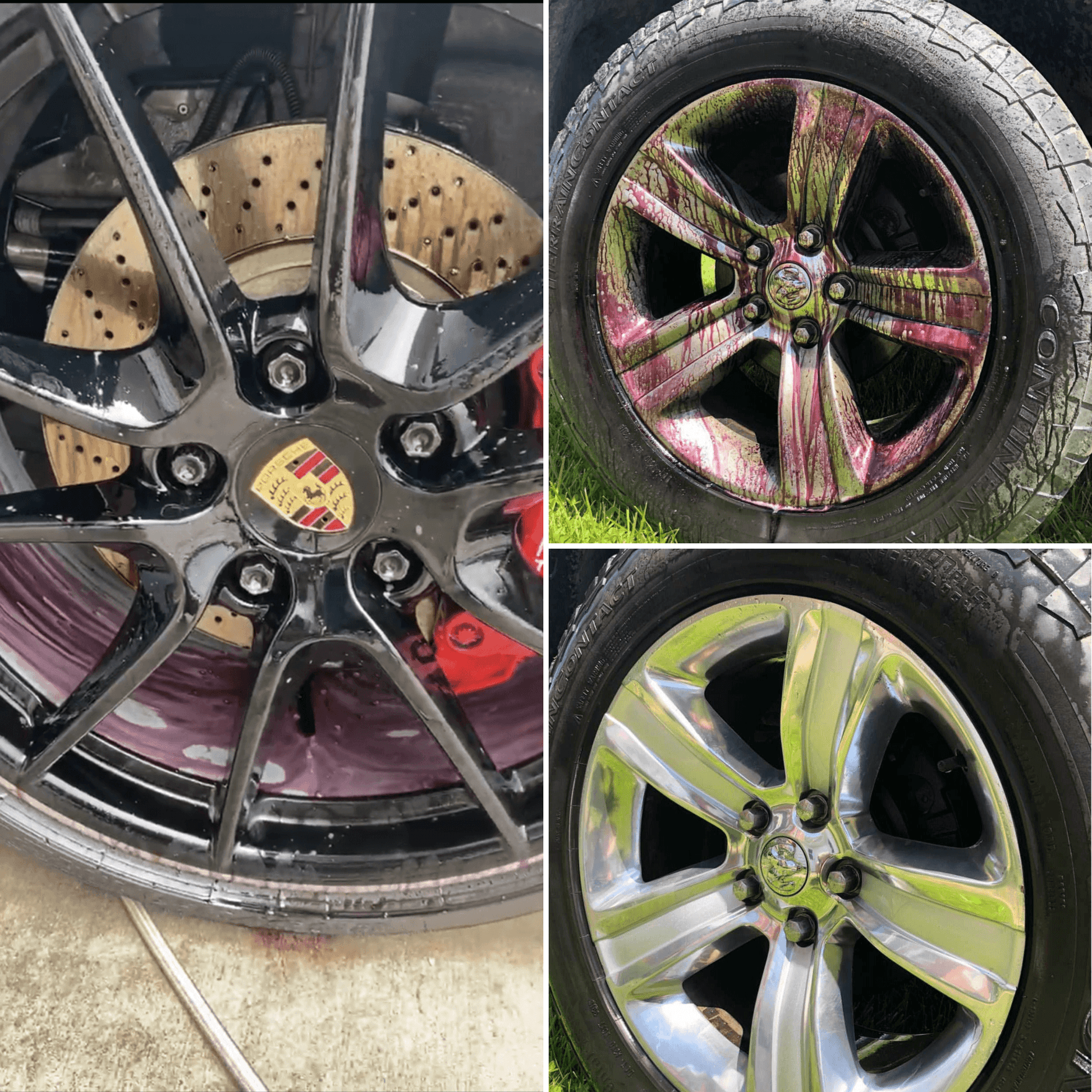 Car Wheel Rim Cleaner auto Wash Polish Rim Paint Care Paint Cleaner  Concentrate Tire Detergent Cleaning Agent